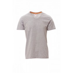 Payper V-NECK MELANGE Uomo T-SHIRT MANICA CORTA JERSEY 150GR CON 7%VISCOSA