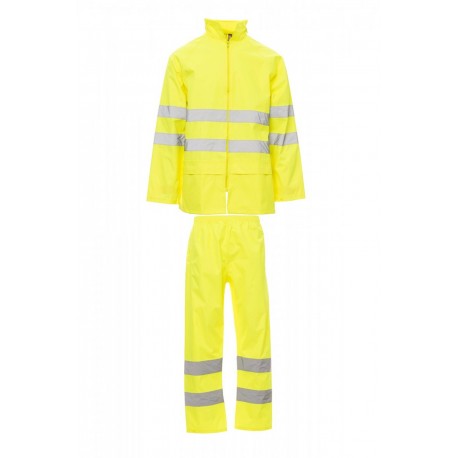 Payper HI-VI RAINSET SET ANTI PIOGGIA SET ANTI PIOGGIA OXFORD 100% POLIESTERE/PU 150D 130GR