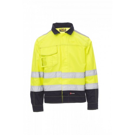 Payper SAFE HI-VI WINTER Unisex GIUBBOTTI NO IMBOTTITO SATIN FUSTAGNO 295GR 20%COTONE