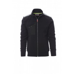 Payper WORK 2.0 Uomo FELPA FULL ZIP CON CAPPUCCIO GARZATA 300GR