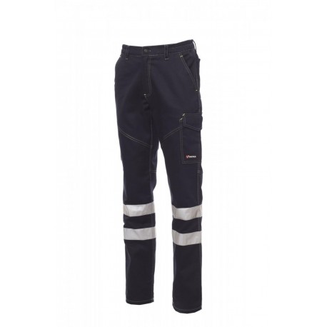 Payper WORKER REFLEX Unisex PANTALONI CARGO TWILL SANFORIZZATO 260GR