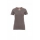 t-shirt v-neck lady payper donna con collo a v e manica corta jersey 150gr