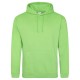 AWDIS FELPA UOMO CON CAPPUCCIO JUST .COLLEGE HOODIE 80%COTONE 20%POLIESTERE PASSANTE PER CUFFIE MANICHE LUNGHE UOMO