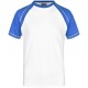 T-Shirt JAMES & NICHOLSON JN010 Uomo MEN RAGLAN-T 100%C J&N Manica corta,Raglan