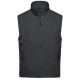 Soft shell JAMES & NICHOLSON JN1022 Uomo MEN SOFTSHELL VEST 90%P 10%E Senza maniche