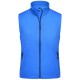 Soft shell JAMES & NICHOLSON JN1023 Donna LADIES SOFTSHELL VEST 90%P 10% Senza maniche