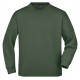 Felpa JAMES & NICHOLSON JN199 Unisex,Uomo ROUND SWEAT OPEN HEM 80%C 20%P Manica lunga,Setin