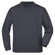 Felpa JAMES & NICHOLSON JN199 Unisex,Uomo ROUND SWEAT OPEN HEM 80%C 20%P Manica lunga,Setin