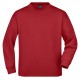 Felpa JAMES & NICHOLSON JN199 Unisex,Uomo ROUND SWEAT OPEN HEM 80%C 20%P Manica lunga,Setin