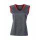 T-Shirt JAMES & NICHOLSON JN469 Donna LADIES RUNNING TANK 100%P J&N Senza maniche,Setin