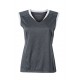 T-Shirt JAMES & NICHOLSON JN469 Donna LADIES RUNNING TANK 100%P J&N Senza maniche,Setin