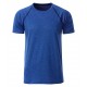 T-Shirt JAMES & NICHOLSON JN496 Uomo Men's Sport T-Shirt 100%P Manica corta,Raglan