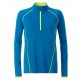 T-Shirt JAMES & NICHOLSON JN497 Donna Ladies' Sportsshirt LS 100%P Manica lunga,Raglan