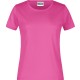 T-Shirt JAMES & NICHOLSON JN789 Donna Basic-T Lady 180 100%C Manica corta,Setin