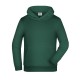 Felpa JAMES & NICHOLSON JN796K Bambino Basic-Hoody Children 80%C 20%P Manica lunga,Setin