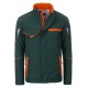 Soft shell JAMES & NICHOLSON JN853 Unisex Work Softshell J PaddLev2100%P Manica lunga