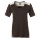 T-Shirt JAMES & NICHOLSON JN859 Donna W Workwear T Level 2 50%C 50%P Manica corta,Setin