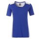 T-Shirt JAMES & NICHOLSON JN859 Donna W Workwear T Level 2 50%C 50%P Manica corta,Setin