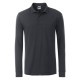 Polo JAMES & NICHOLSON JN866 Uomo M Workwear Polo LS 50%C 50%P Manica lunga