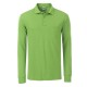 Polo JAMES & NICHOLSON JN866 Uomo M Workwear Polo LS 50%C 50%P Manica lunga