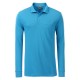 Polo JAMES & NICHOLSON JN866 Uomo M Workwear Polo LS 50%C 50%P Manica lunga