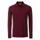 Polo JAMES & NICHOLSON JN866 Uomo M Workwear Polo LS 50%C 50%P Manica lunga