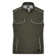 Soft shell JAMES & NICHOLSON JN885 Work.Softsh. Padded Vest100%P 