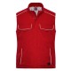 Soft shell JAMES & NICHOLSON JN885 Work.Softsh. Padded Vest100%P 