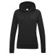 Felpa AWDIS JUST HOODS JH001F Donna GIRLIE COLLEGE HOODIE 80%C20%P Manica lunga,Setin