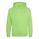 Felpa AWDIS JUST HOODS JH001J Unisex KIDS HOODIE 80%C. 20%P Manica lunga
