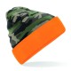 Cappello BEECHFIELD B419 Unisex Camo Cuffed Beanie 100%A 