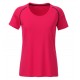 T-Shirt JAMES & NICHOLSON JN495 Donna Ladies' Sports T-Shirt 100%P Manica corta,Raglan