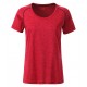 T-Shirt JAMES & NICHOLSON JN495 Donna Ladies' Sports T-Shirt 100%P Manica corta,Raglan