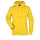 Felpa JAMES & NICHOLSON JN051 Donna LADIES HOODED SWEAT 80%C20%P Manica lunga,Setin