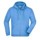 Felpa JAMES & NICHOLSON JN059 Unisex,Uomo HOODED JACKET 100%C J&N Manica lunga,Setin