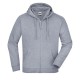 Felpa JAMES & NICHOLSON JN059 Unisex,Uomo HOODED JACKET 100%C J&N Manica lunga,Setin