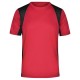 T-Shirt JAMES & NICHOLSON JN306 Uomo MEN RUNNING-T 100%P J&N Raglan