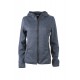 Pile JAMES & NICHOLSON JN588 Donna LADY KNITTED FLEECE/H 100%P Manica lunga