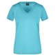 T-Shirt JAMES & NICHOLSON JN735 Donna Ladies' Active-V 100%P Setin