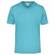 T-Shirt JAMES & NICHOLSON JN736 Uomo Men's Active-V 100%P Setin