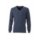 Maglieria JAMES & NICHOLSON JN664 Uomo Men's Pullover V 70%C 25%S 5%C Manica lunga