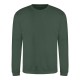 AWDIS JH030 JUST HOOD FELPA GIROCOLLO .80%Cotone .20%Poliestere MANICHE LUNGHE UOMO