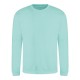 AWDIS JH030 JUST HOOD FELPA GIROCOLLO .80%Cotone .20%Poliestere MANICHE LUNGHE UOMO