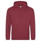 AWDIS FELPA DONNA CON CAPPUCCIO JUST .COLLEGE HOODIE 80%COTONE 20%POLIESTERE PASSANTE PER CUFFIE MANICHE LUNGHE UOMO