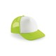 CAPPELLO Beechfield ESTIVO CON RETINA B645 D UNISEX POLIESTERE VISIERA RAP PIATTA