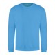 AWDIS JH030 JUST HOOD FELPA GIROCOLLO .80%Cotone .20%Poliestere MANICHE LUNGHE UOMO