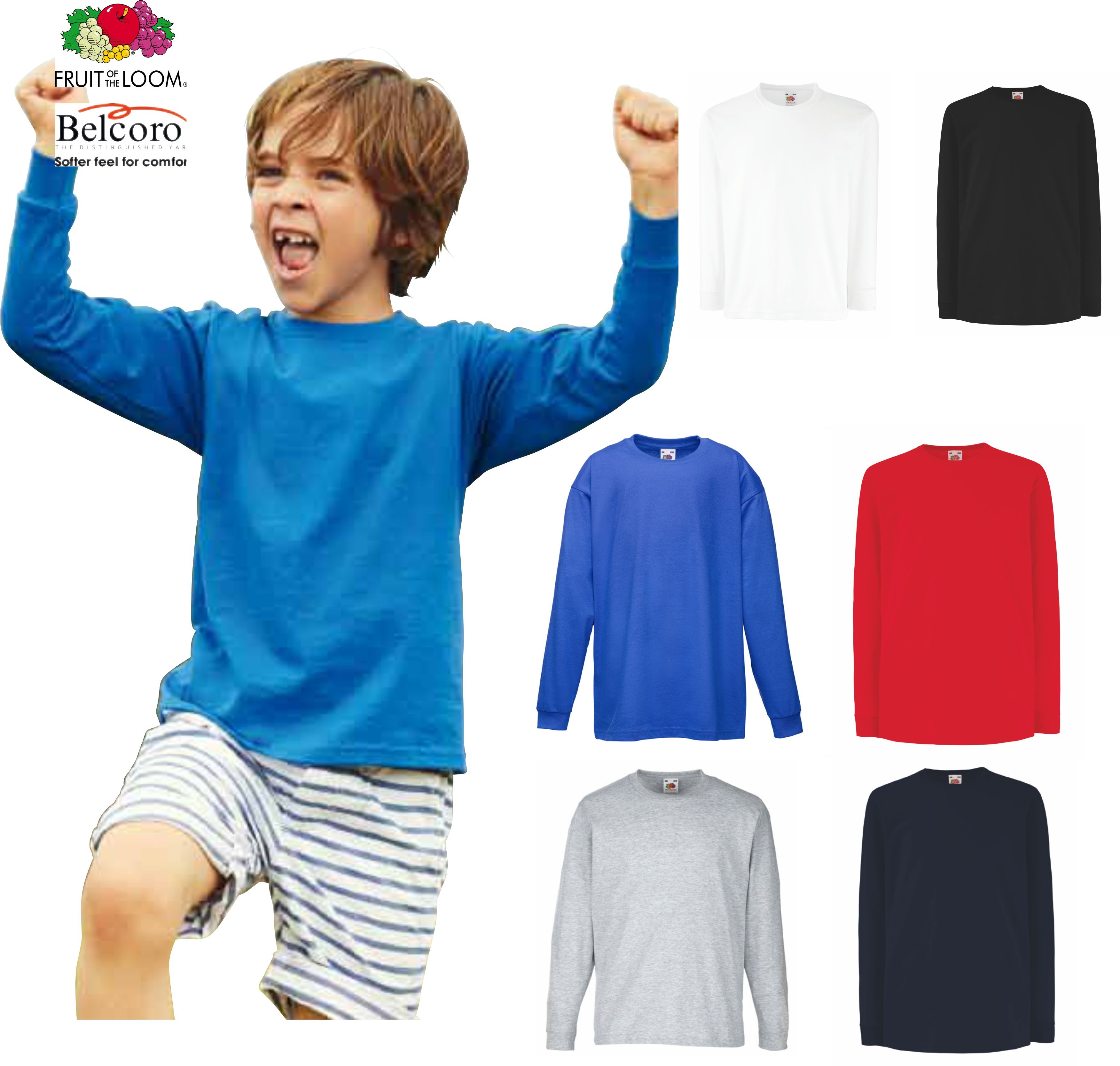 Spartoo Bambino Abbigliamento Top e t-shirt T-shirt T-shirt a maniche lunghe T-shirts a maniche lunghe 