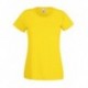 T-SHIRT VALUEWEIGHT DONNA FRUIT OF THE LOOM TUTTI I COLORI MAGLIA FR613720 LADY FIT SAGOMATA