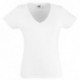 T-SHIRT VALUEWEIGHT DONNA SCOLLO A V FRUIT OF THE LOOM TUTTI I COLORI MAGLIA FR613980 LADY FIT SAGOMATA 100% COTONE