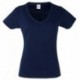 T-SHIRT VALUEWEIGHT DONNA SCOLLO A V FRUIT OF THE LOOM TUTTI I COLORI MAGLIA FR613980 LADY FIT SAGOMATA 100% COTONE